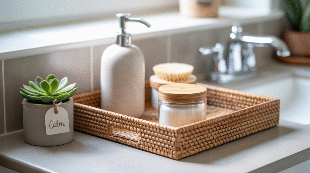 a photograph of a light gray bathroom co kx2uumxbta qqur ckwieg kc7jv3x8tpiamizfojsztg