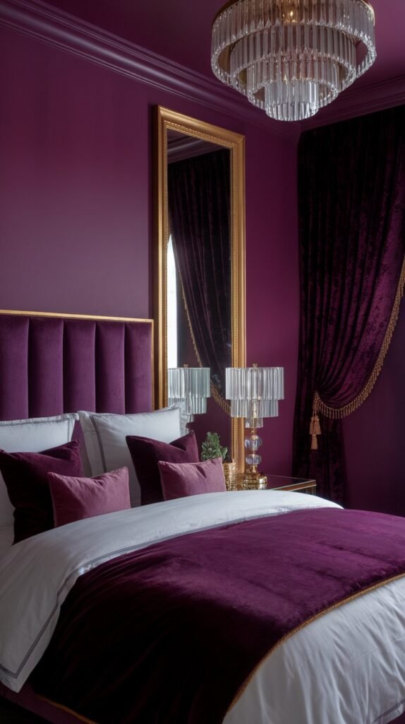 an art deco luxe style photo of a plum