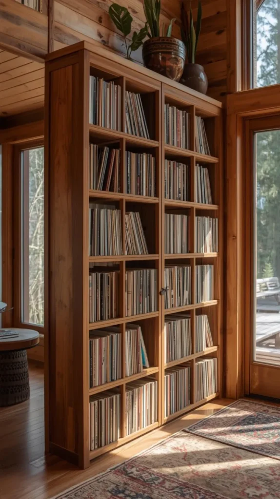 wooden cabinet vinyl