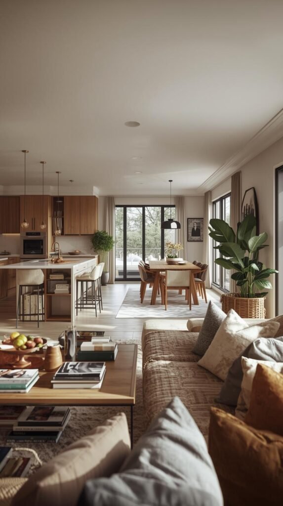 Open concept living space