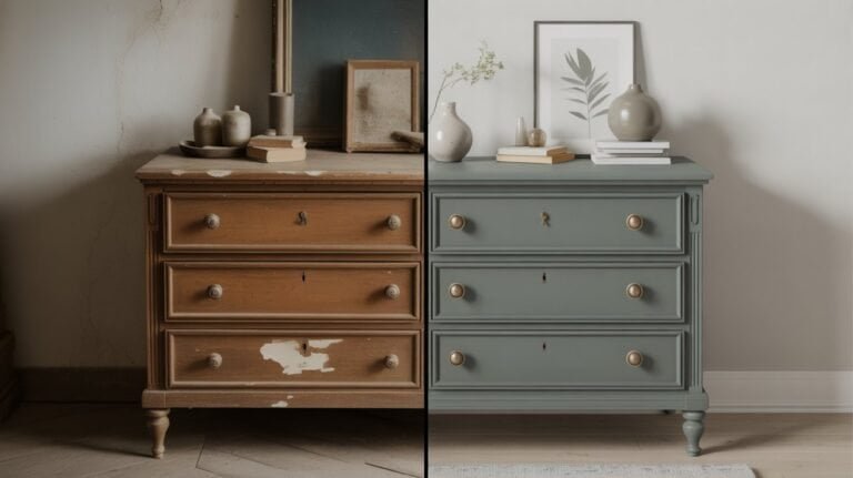 How To Paint Old Furniture For A Fresh Look (Thrift Flip Edition)