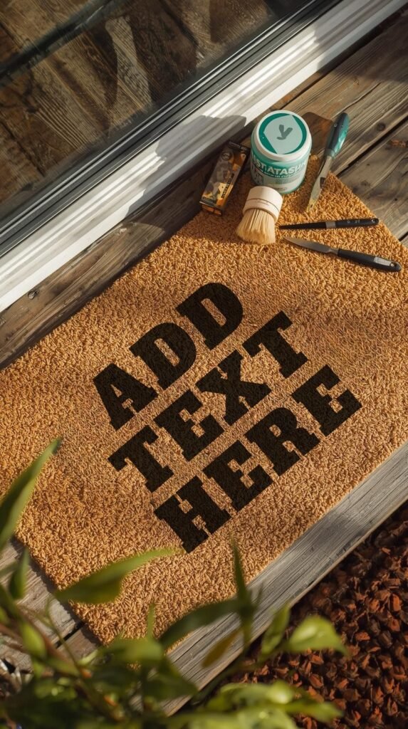 Custom Doo Mat - Add Text Here
