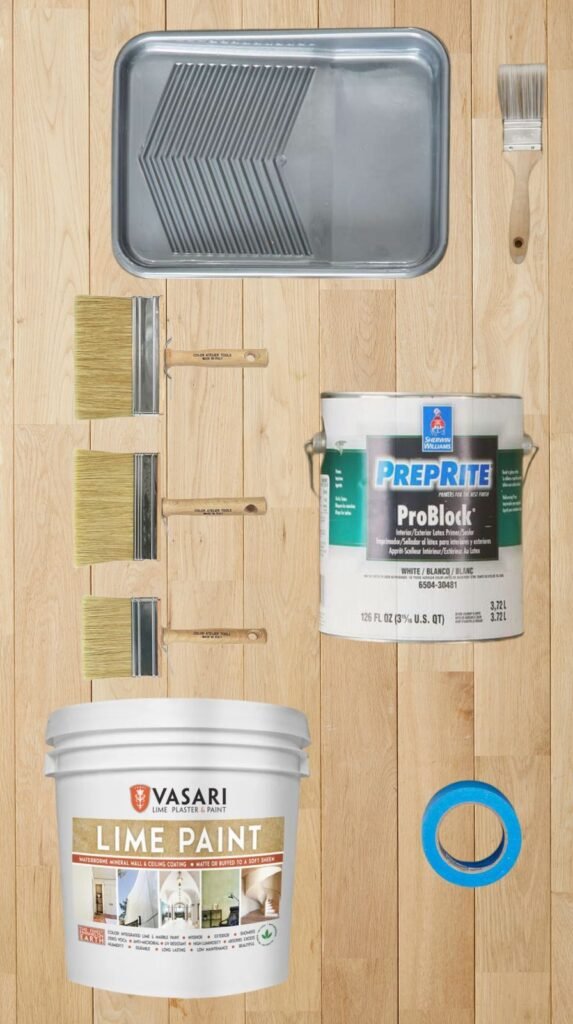 Products to use to lime wash.