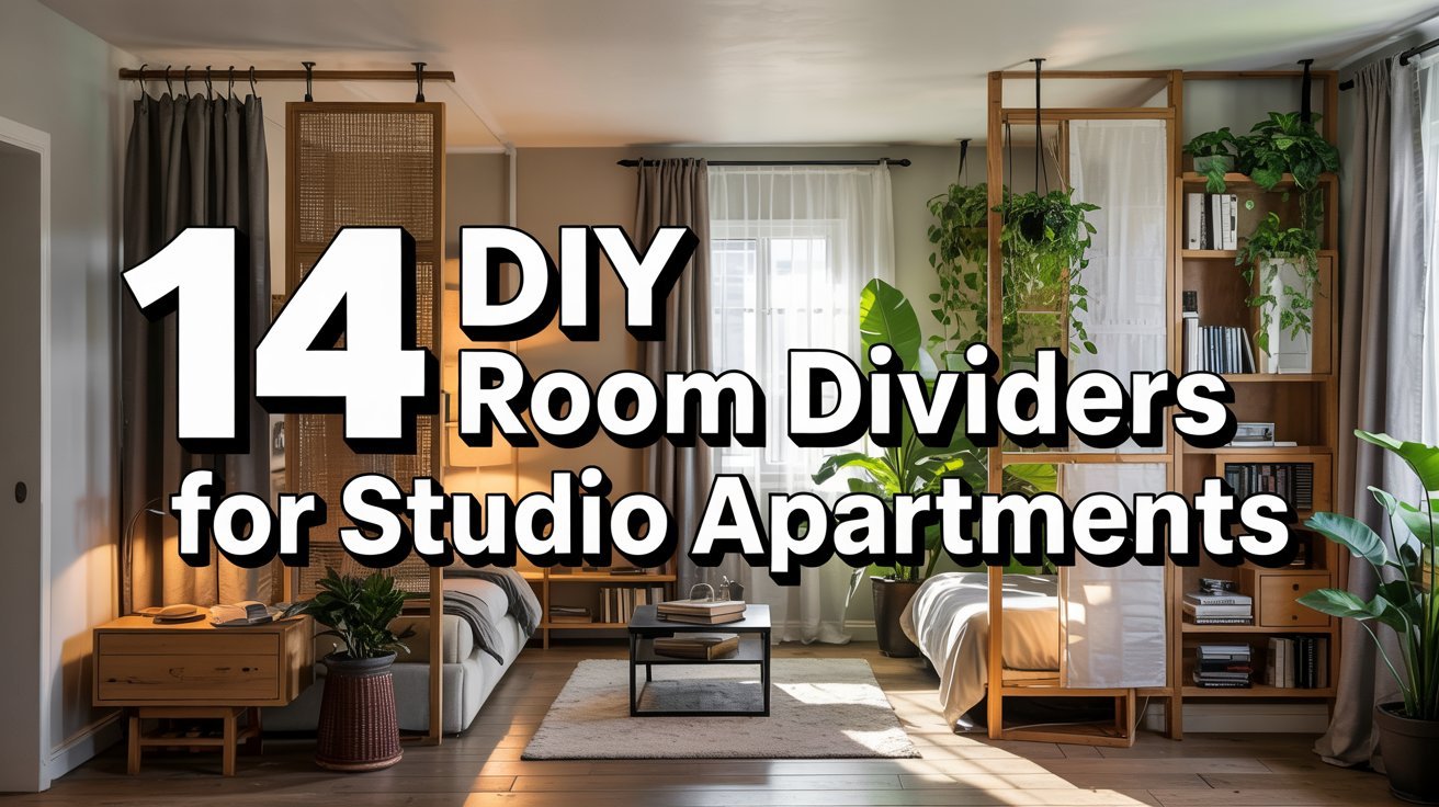 14 DIY Room Dividers For Studio Apartments