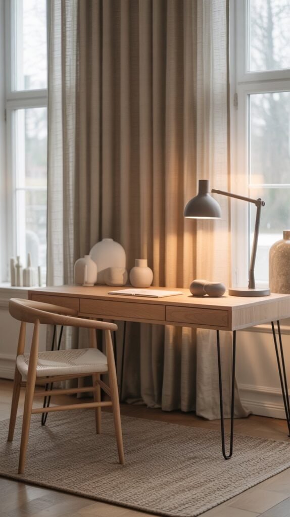 Snapshot of 15 Scandinavian Home Office Ideas That Make Work Feel Like Wellness