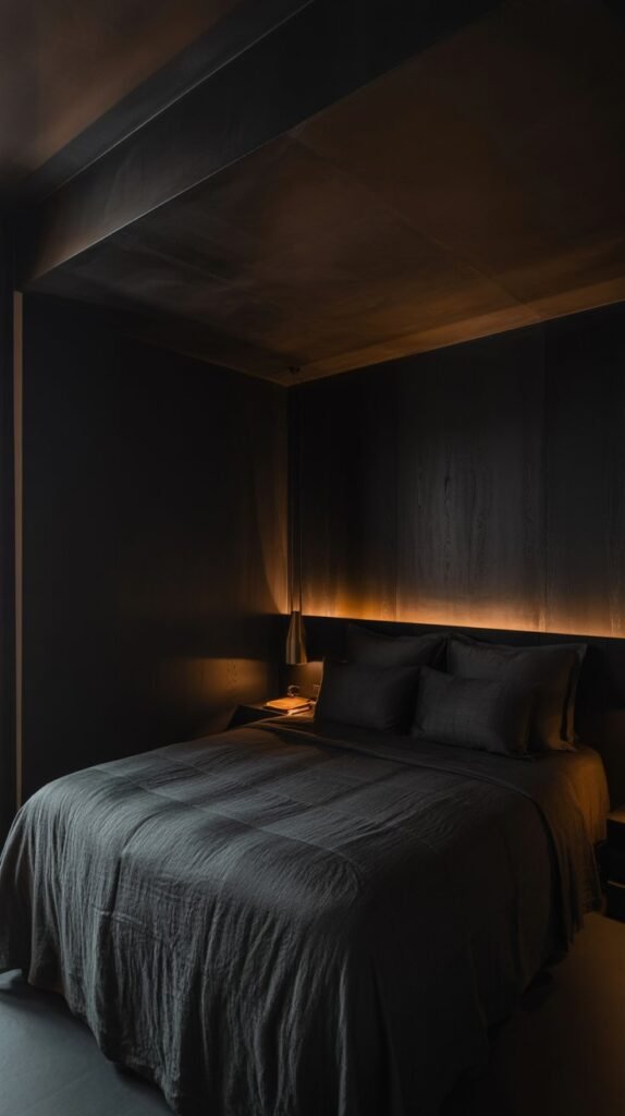Modern Moody Luxe Bedroom Ideas - Bedroom decor