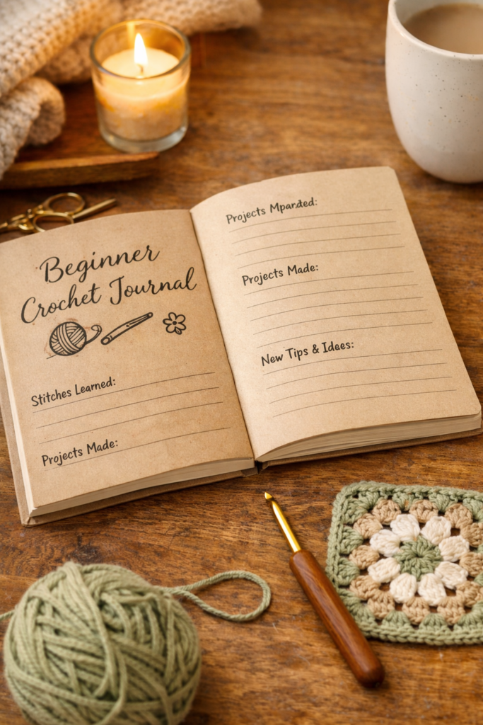 Beginner crochet journal