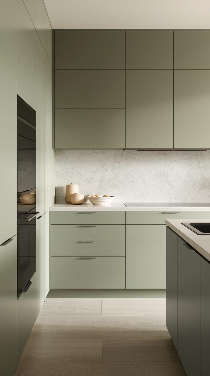 13 Sage Green Kitchen Designs For A Clean Modern Look