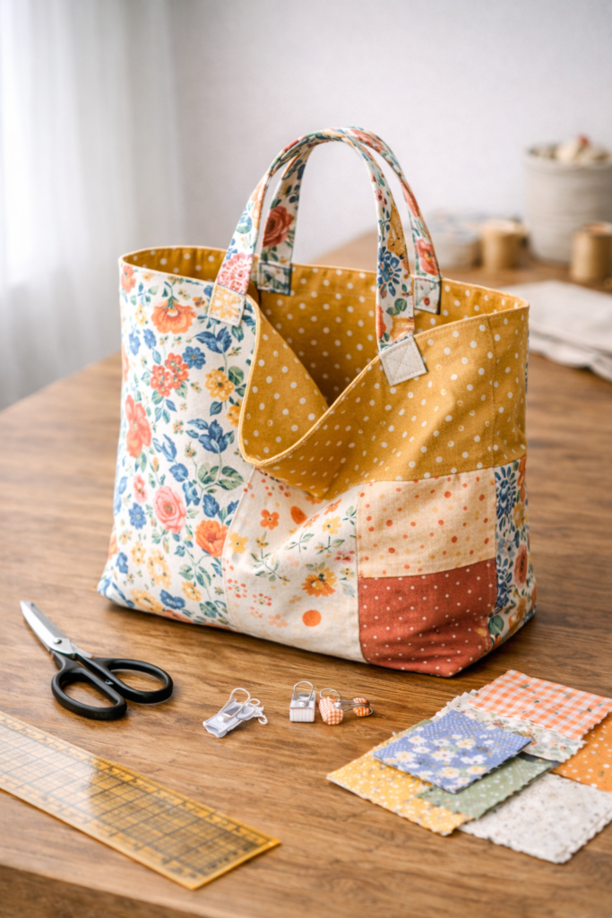 reversible tote bag