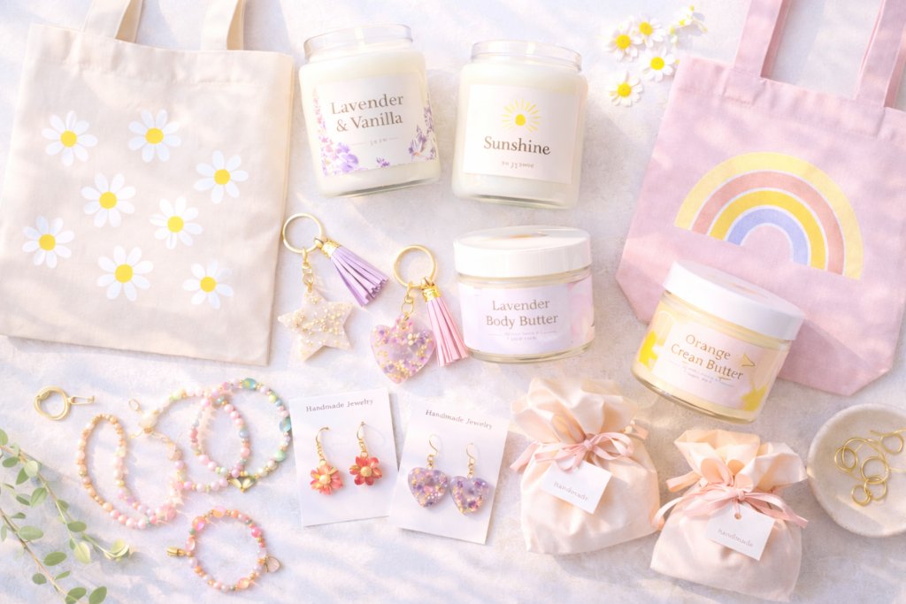 Handmade treasures in pastel hues (1)