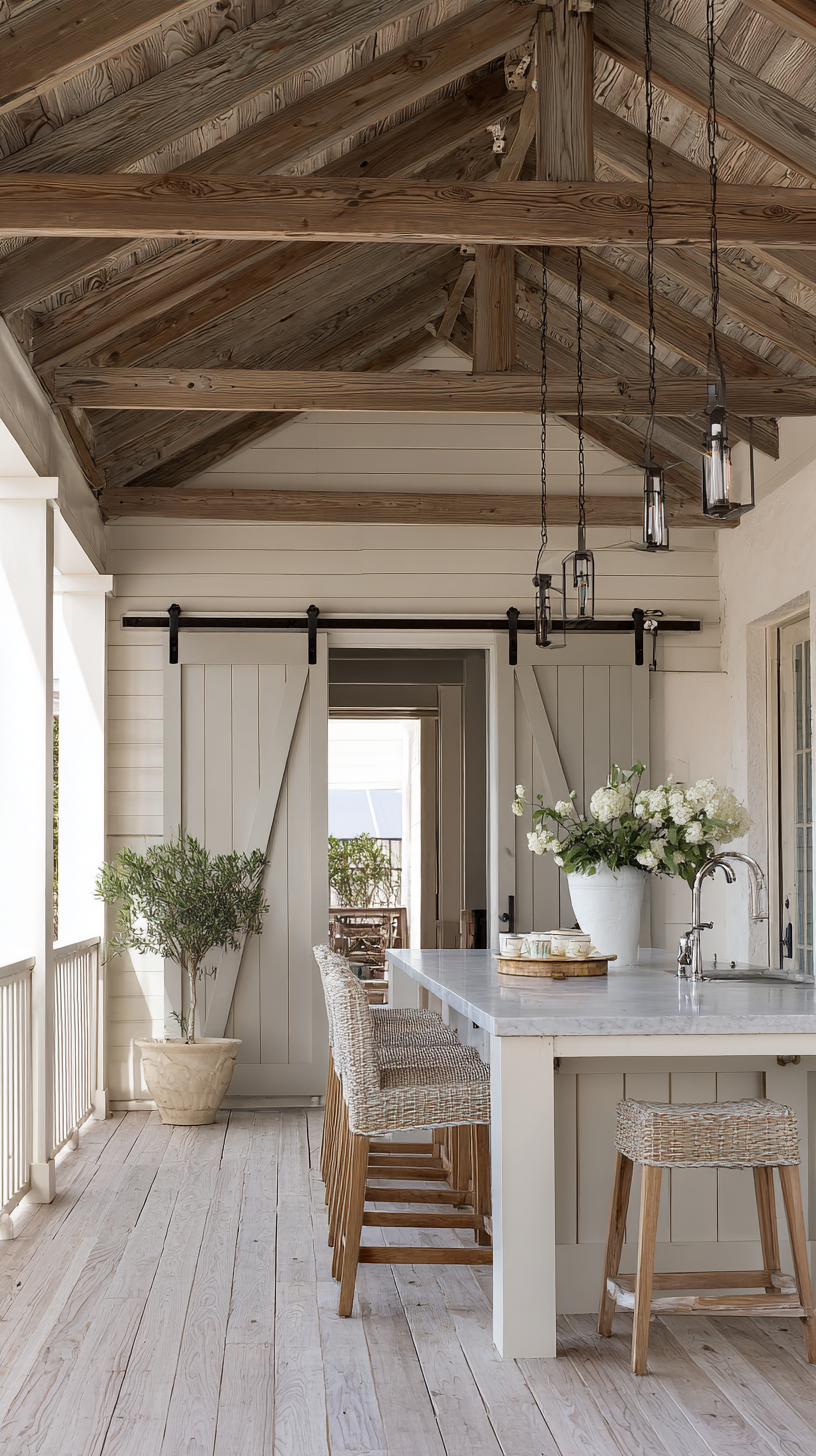 Outdoor Farmhouse Kitchen