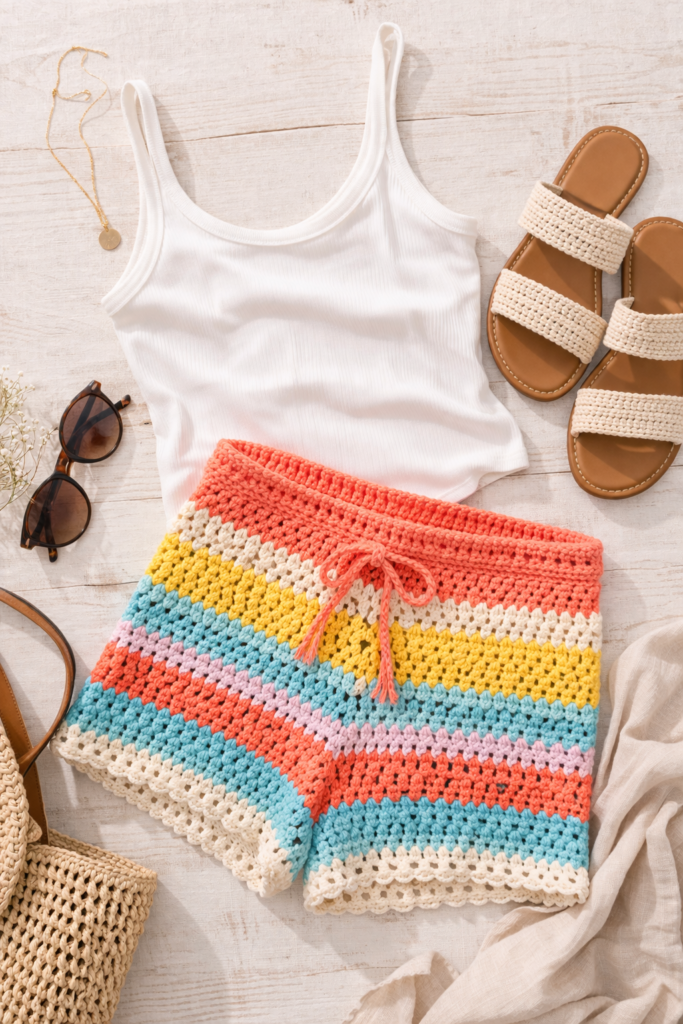 crochet shorts