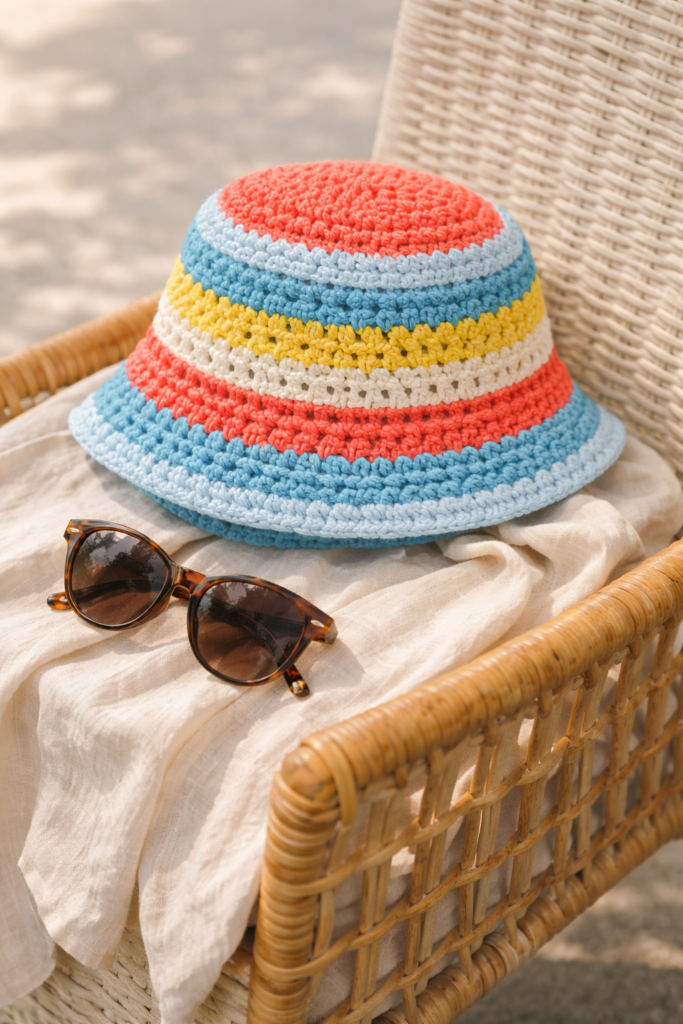 Crochet Bucket Hat - Summer Crochet Ideas