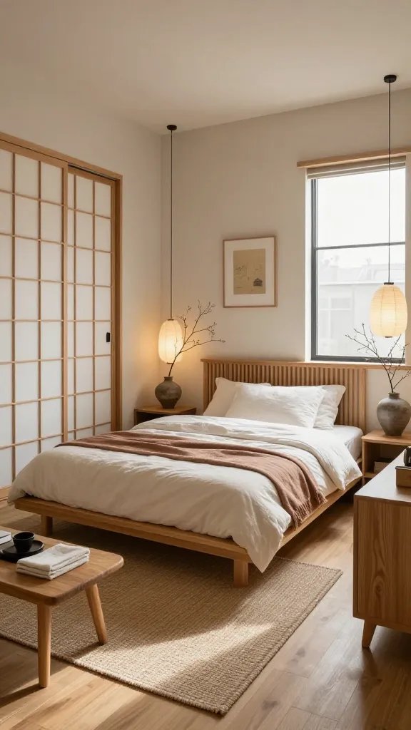 One-bedroom apartment ideas - Japandi