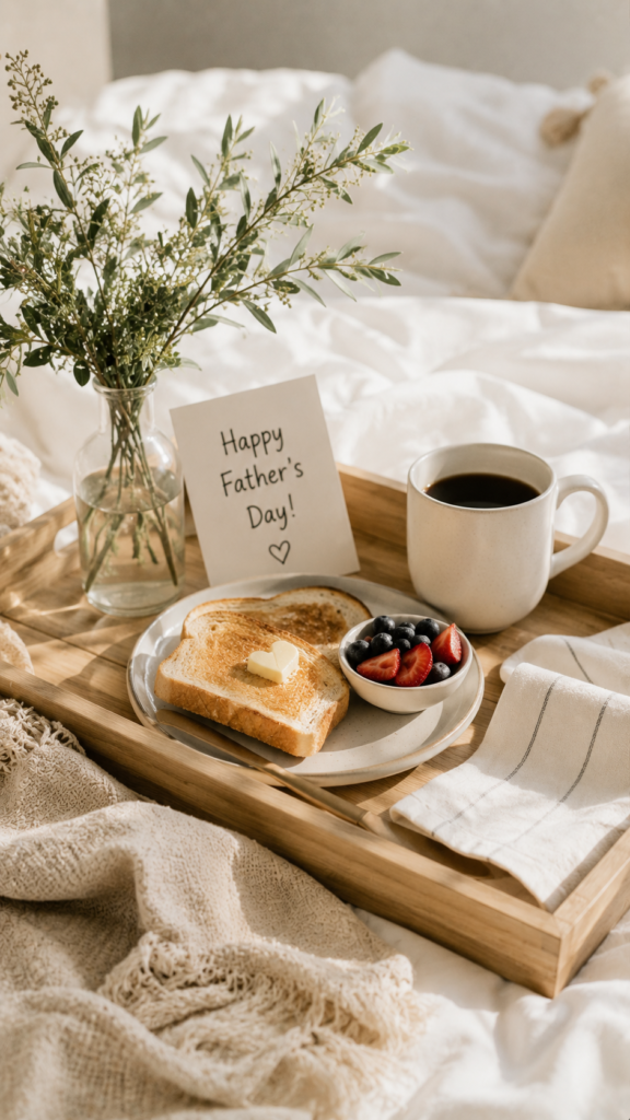 Cozy Father’s Day breakfast scene