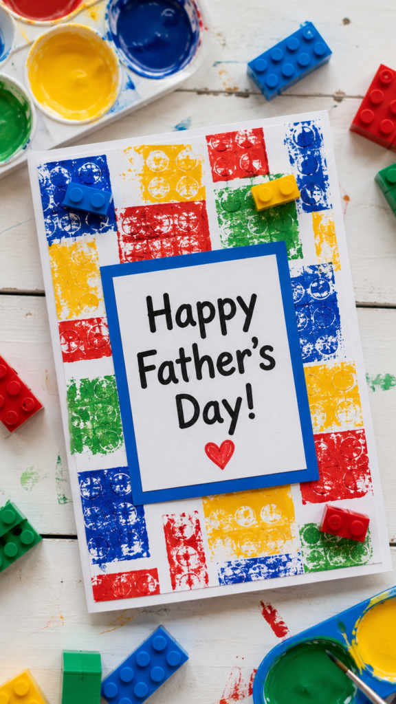 Crafty Father's Day card creation