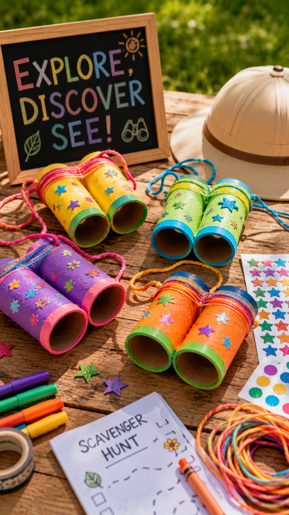 Explore and craft outdoors with fun