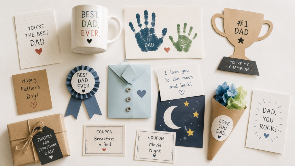 Father’s Day craft gift spread