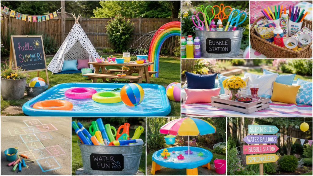 Summer fun overload in the backyard