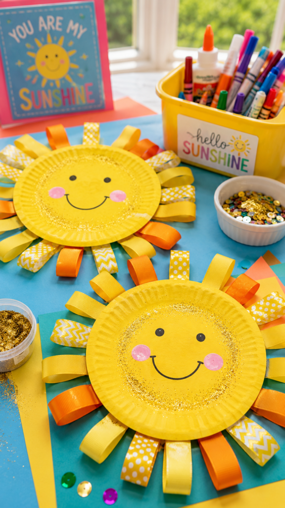 Sunny craft fun in bright colors